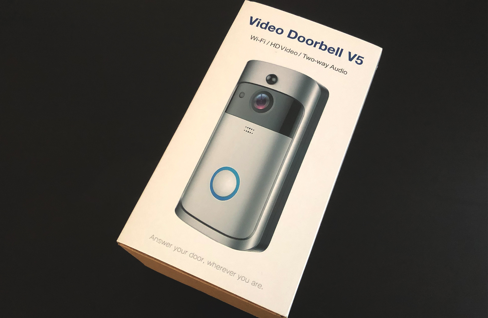 1万円以下で買える、カメラ付インターホン「DEBAR V5 インターホン」外出先からも応答可能
